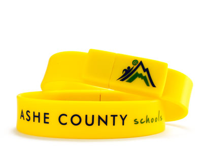 Wrist - custom USB bracelet flash drive
